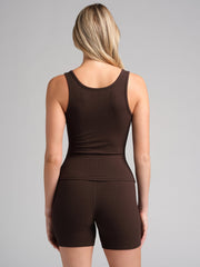 Rib Contour Waist Length Tank 3-Pack
