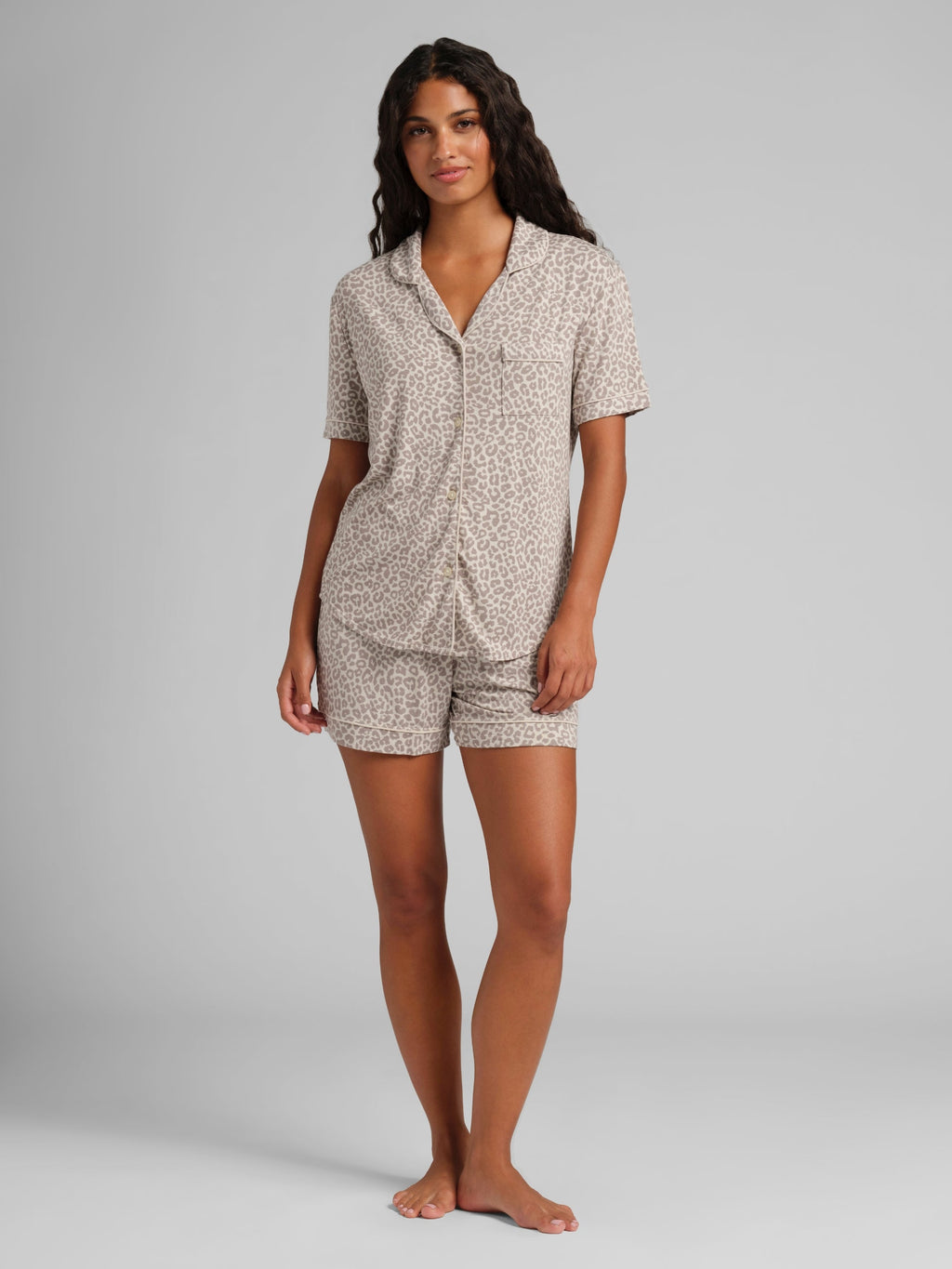 Luna Lounge Short Sleeve Short PJ Set