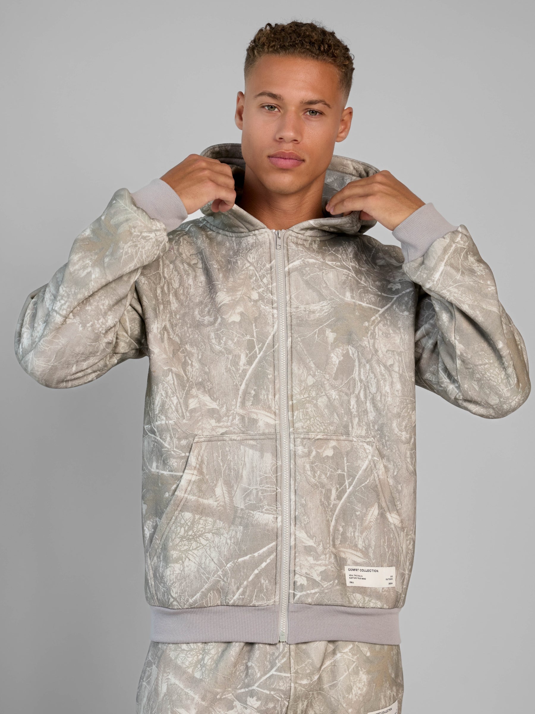 Camo Zip Hoodie