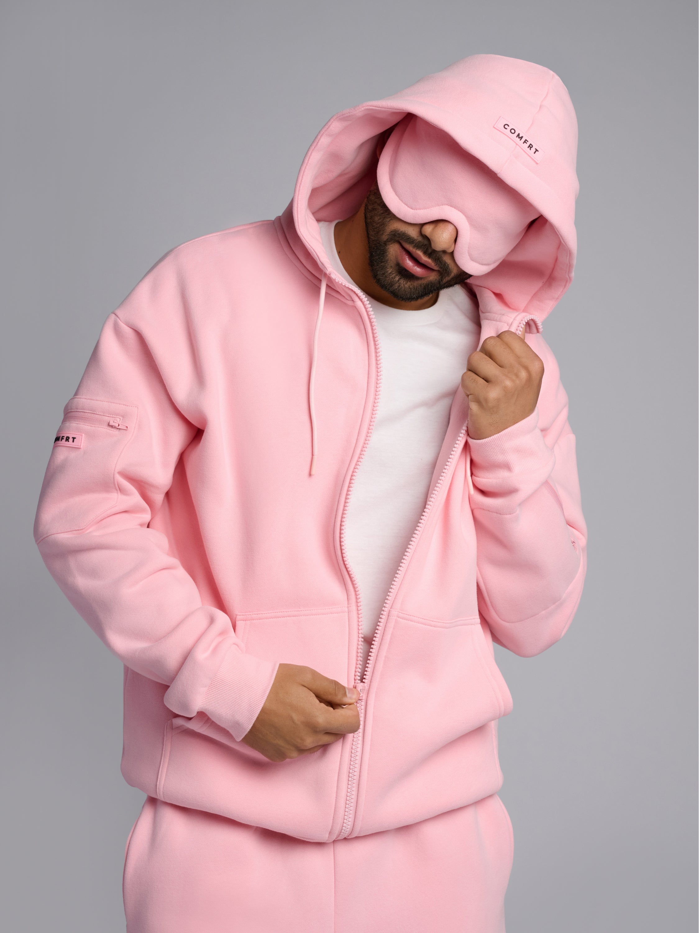 Airplane Mode Travel Zip Hoodie