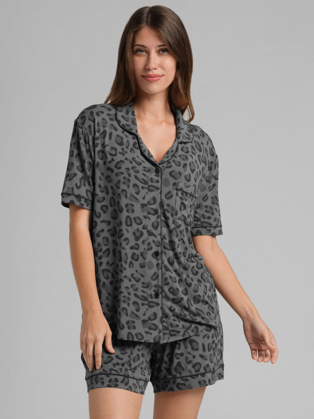 Luna Lounge Short Sleeve Short PJ Set