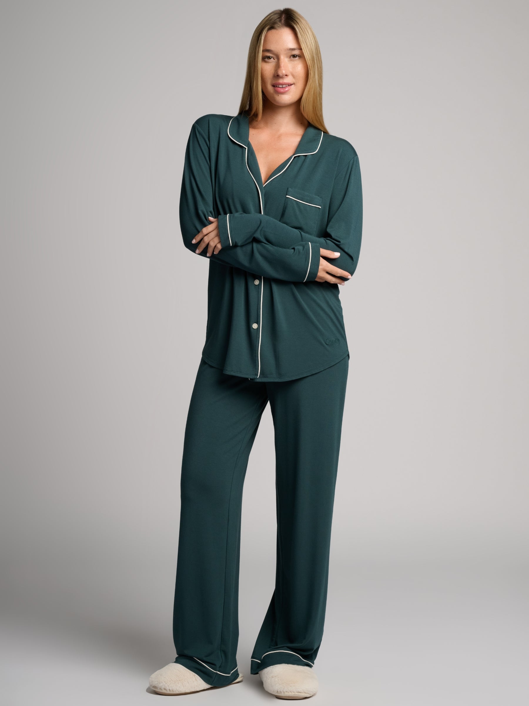 Luna Lounge Long Sleeve Pant PJ Set