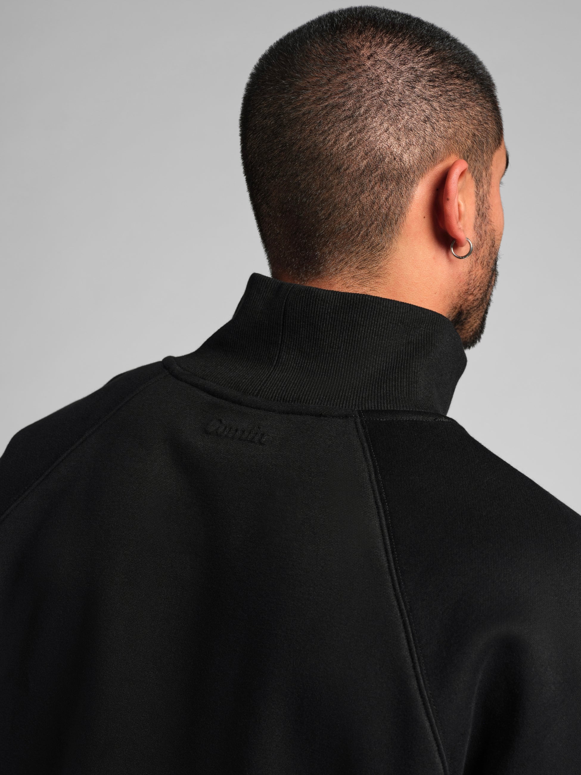 Basic Mock Neck Sweatshirt